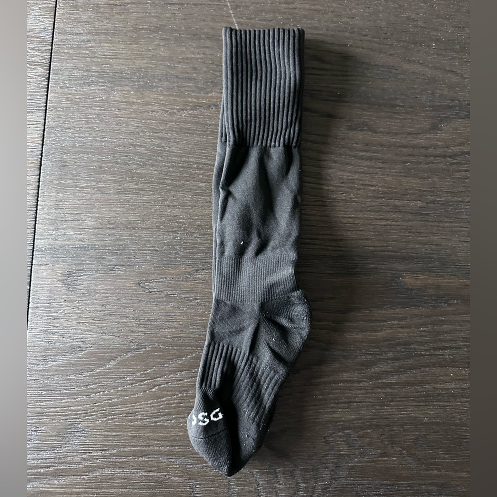 DSG Black Ribbed Crew Socks